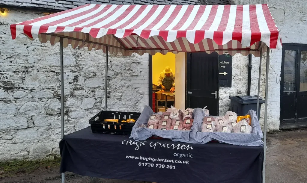Hugh Grierson butchery sales stand - Abunda Land Matching