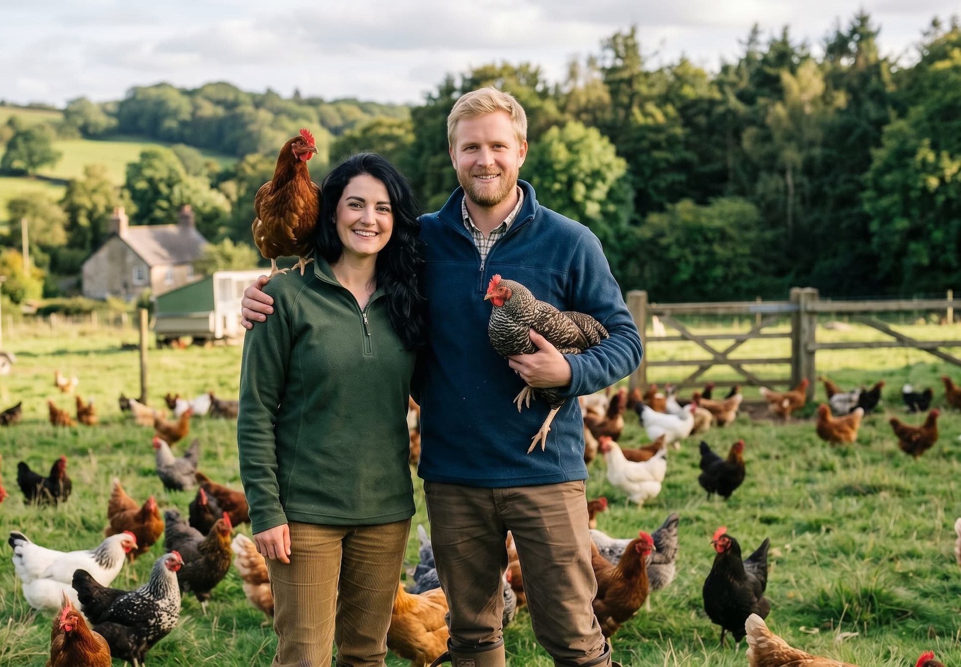 Abunda pastured poultry English countryside